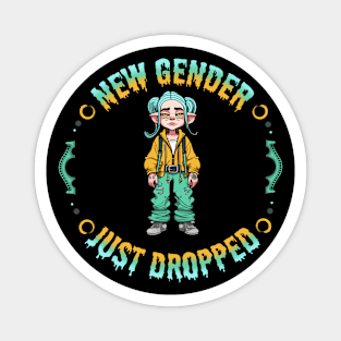 New Gender Just Dropped! Sleepy Troll Magnet